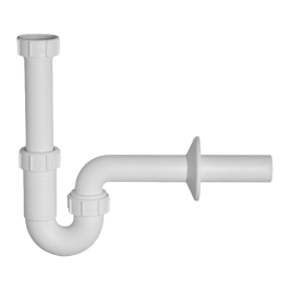 Сифон трубный Р-образный (1 1/4"х32мм) без выпуска McAlpine MRW8 