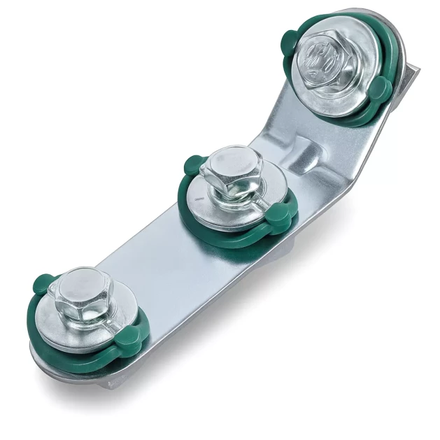 Уголок 135°, 3 отверстия, 3 монтажные гайки Zeissler ZSr.2510.4503