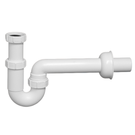 Сифон трубный Р-образный (1 1/2"х40мм) без выпуска McAlpine MRSK14