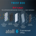 Прямоточная система обратного осмоса atoll TWIST 800 (A-5800p) ATEFDR122 