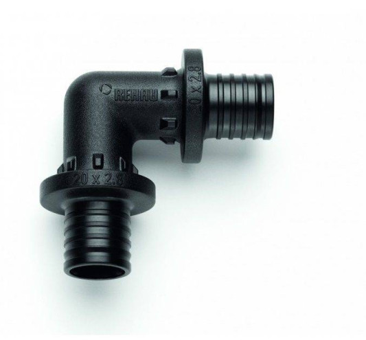 Угольник Rehau Rautitan PX 90° Ф40 11600251001