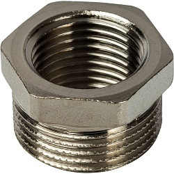 STOUT Футорка никелированная 3/4"-1/2"